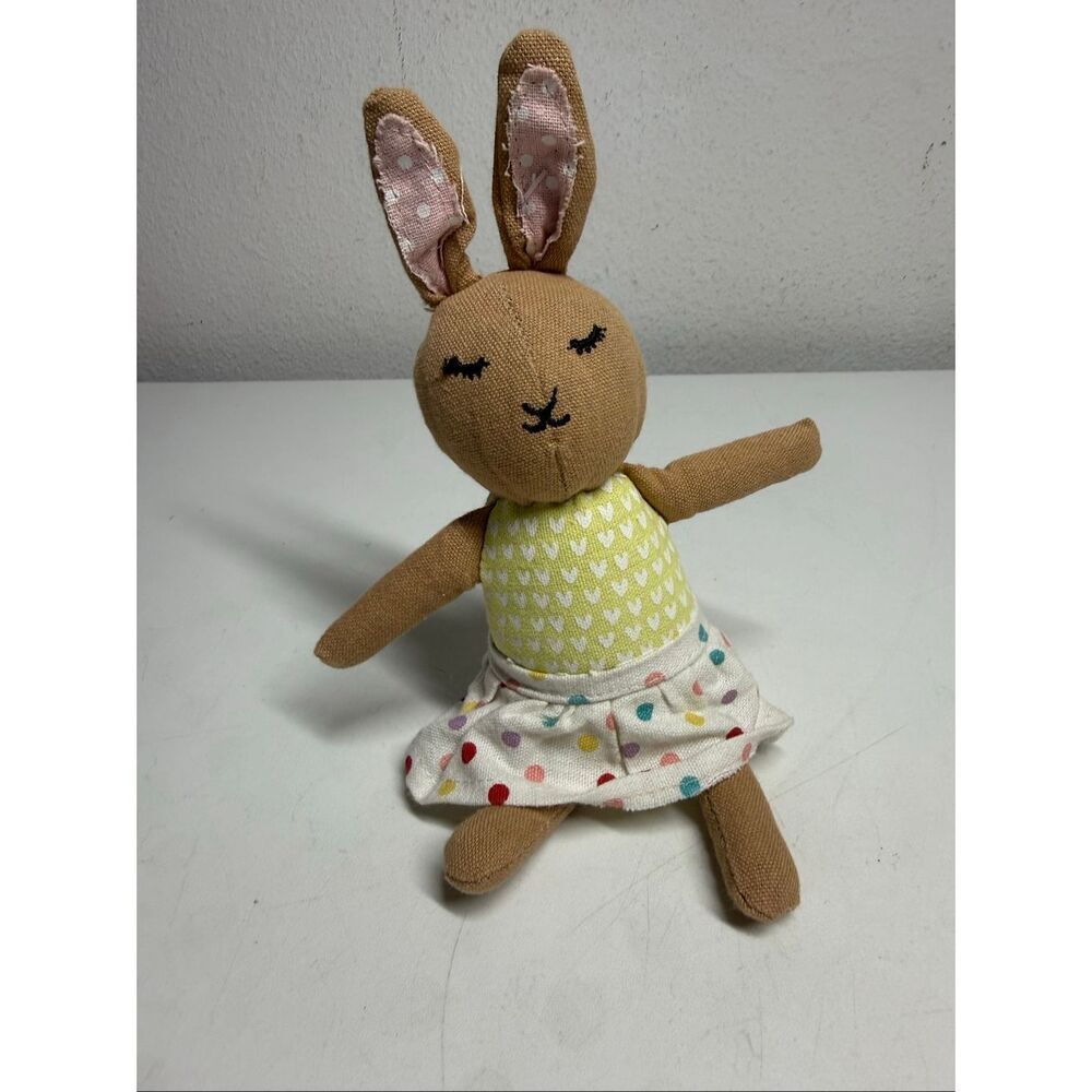 TARGET 9" Easter BUNNY RABBIT BEANBAG PLUSH STUFFED ANIMAL